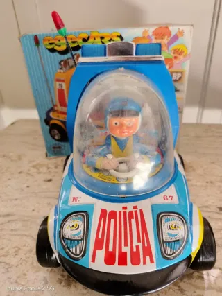 Coche Policía EGE Años 70 Eléctrico