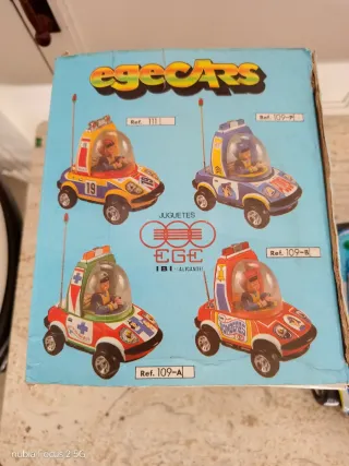 Coche Policía EGE Años 70 Eléctrico