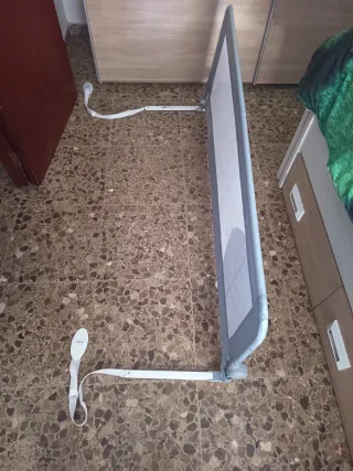Barrera de Cama Infantil Gris
