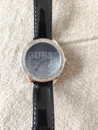 Reloj Guess Mujer Esfera Glitter Bisel Brillante