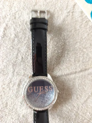 Reloj Guess Mujer Esfera Glitter Bisel Brillante