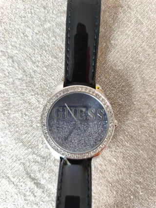 Reloj Guess Mujer Esfera Glitter Bisel Brillante