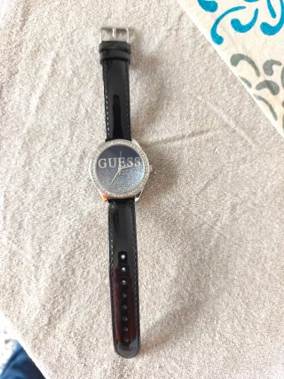 Reloj Guess Mujer Esfera Glitter Bisel Brillante