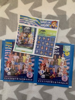 Cromo conmemorativos Liga F Moeve 2025-26.