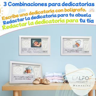 LALFOF Marco Huellas Bebe Recien Nacido Con Nombre