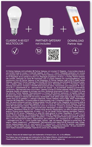 LEDVANCE Lámpara Smart+ con tecnología ZigBee, 9W,