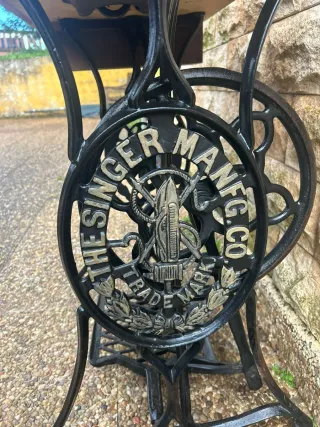 Máquina de coser Singer antigua (1888)