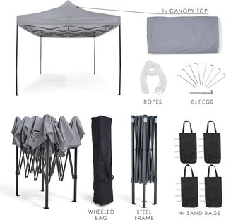All Seasons Gazebos 3x4.5m Totalmente Impermeable