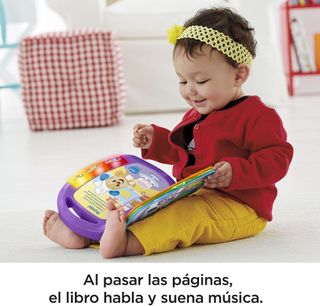 Fisher-Price Ríe y Aprende Libro Interactivo de Ap