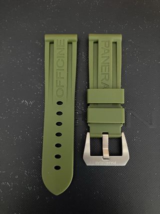 Cinturino per orologio Panerai verde oliva