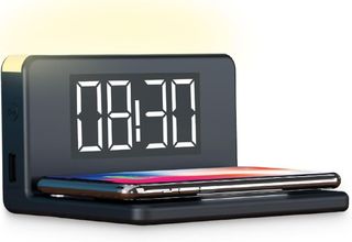 Ksix Reloj Despertador Digital con Cargador Inalám