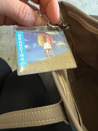 Borsa a tracolla a righe