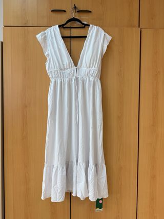 Vestido largo blanco HALARA Talla L