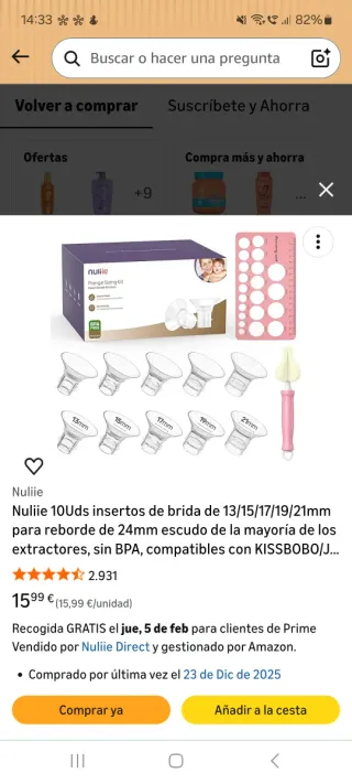 Sacaleches Suavinex + Accesorios