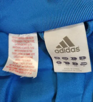 Chaqueta Adidas Vintage Y2K Azul y Blanca Talla XS