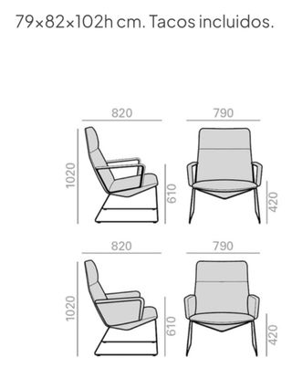 Butaca diseño Andreu World