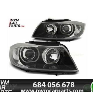 Faros Angel eyes para BMW E90 look Xenon
