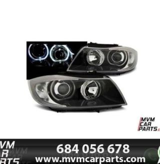 Faros Angel eyes para BMW E90 look Xenon