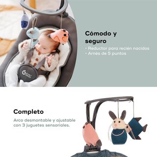 Babymoov Swoon Motion oscilación y cuna, con el as