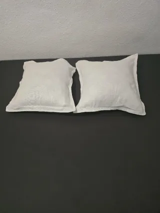 Ropa de cama matrimonio gris y blanco