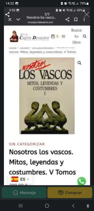 Nosotros Los Vascos. Mitos, Leyendas y Costumbres