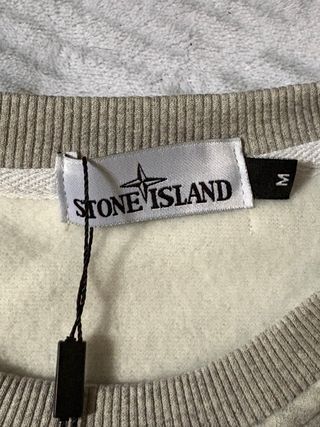 Sudadera Stone Island Talla M Beige/Gris
