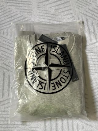 Sudadera Stone Island Talla M Beige/Gris