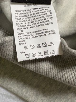 Sudadera Stone Island Talla M Beige/Gris