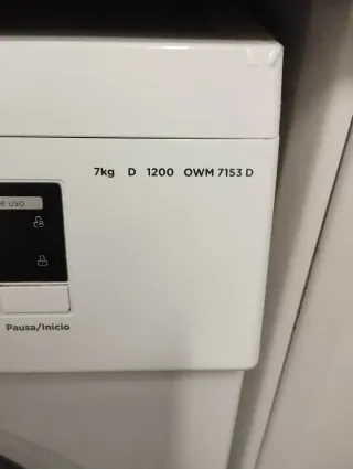 Lavadora OK. con apertura frontal 7kg.