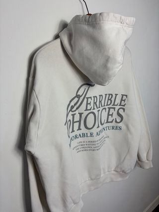 Sudadera Pull&Bear Blanca