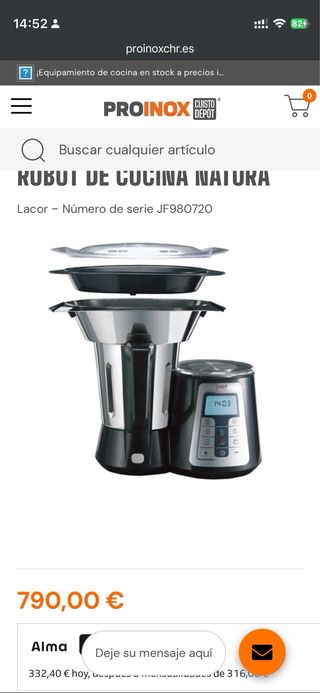 Robot Cocina Thermochef natura