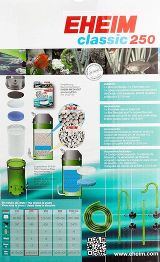 EHEIM Classic - Filtro Exterior con Filtro de Masa