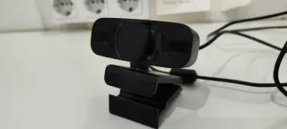 Webcam Full HD 1080P con Micrófono Anvaskeu