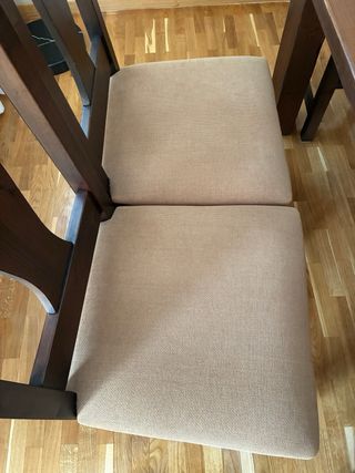 Conjunto Mesa y 6 Sillas Comedor Madera