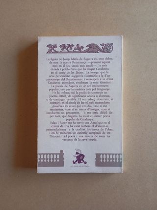 Antologia poètica (Les Eines de butxaca) (Cata...