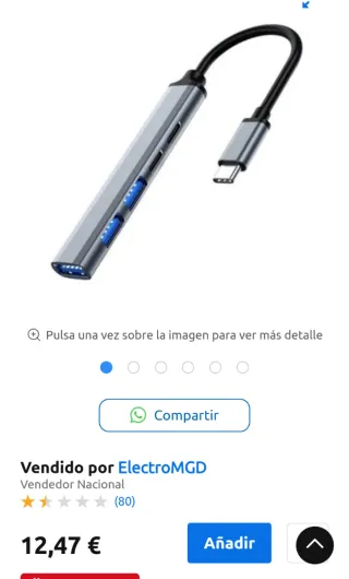 Lote 3 Divisores USB