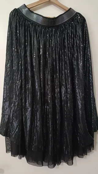 Vestito e gonna da donna lurex