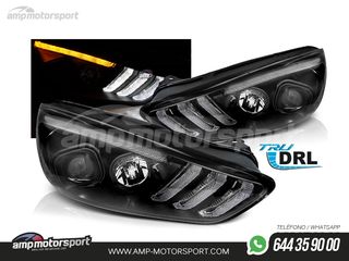FAROS DELANTEROS LUZ DIURNA LED REAL DRL PARA FORD FOCUS MK3