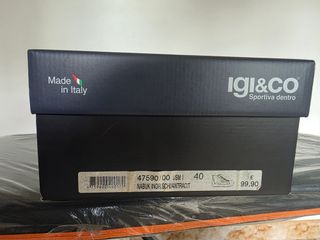 Stivaletto sportivo in pelle IGI&CO