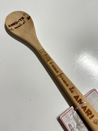Colher de Pau Cozinhar é Amar