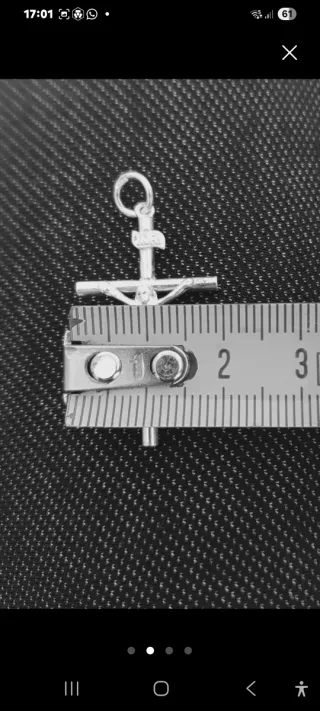 Crucifijo de plata