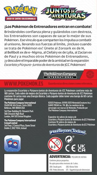Pokémon: Expositor de Sobres de Mejora de Escarlat
