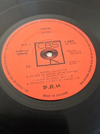 LP Disco De Vinilo Rock - Santana The third Album