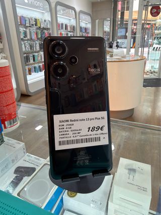 Xiaomi Redmi Note 13 Pro+ 5G 256GB Negro