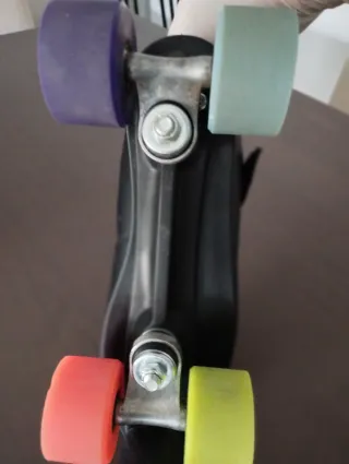 Patines Oxelo 4 Ruedas Negros