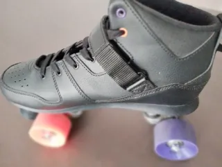 Patines Oxelo 4 Ruedas Negros