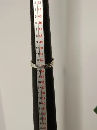 Anillo Plata de Ley Diseño Ondulado