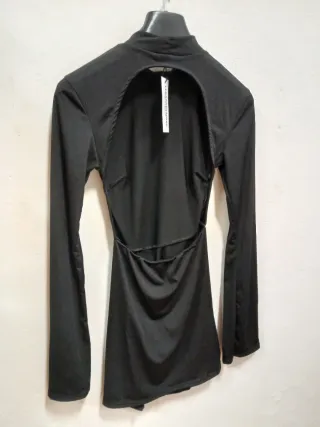 Mini abito nero taglia unica