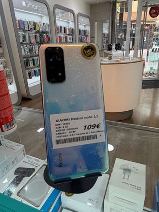 Xiaomi Redmi Note 11 128GB Azul/Plata