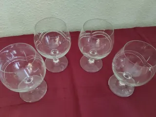 Set de 4 Copas de Coñac